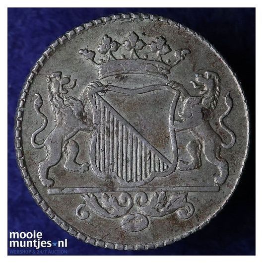 Stad Utrecht - Zilveren duit - 1739 (kant B)