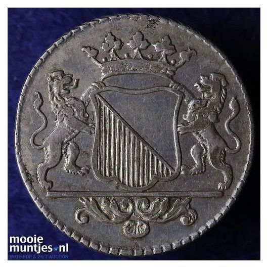 Stad Utrecht - Zilveren duit - 1739 (kant B)