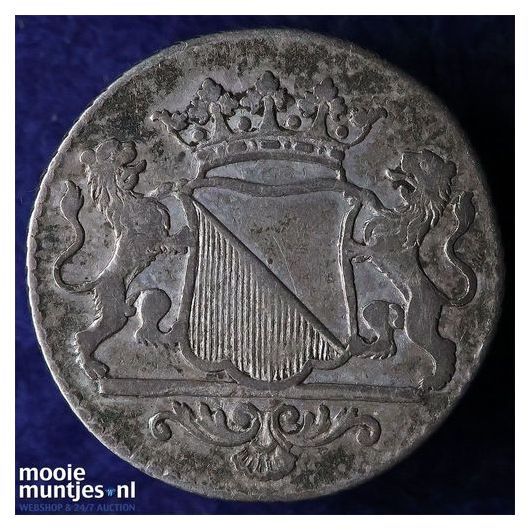 Stad Utrecht - Zilveren duit - 1739 (kant B)