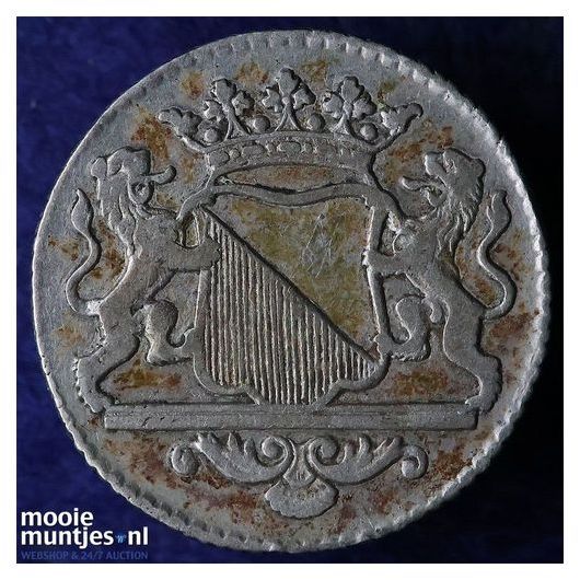 Stad Utrecht - Zilveren duit - 1739 (kant B)