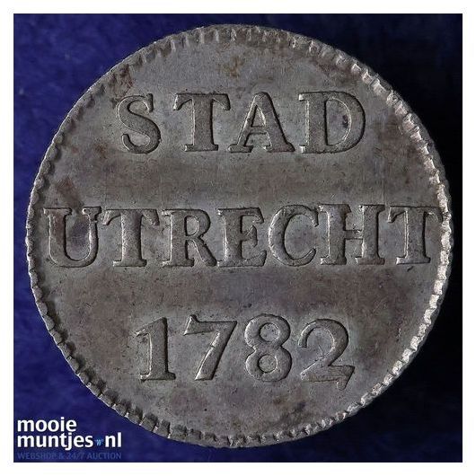 Stad Utrecht - Zilveren duit - 1739 (kant A)