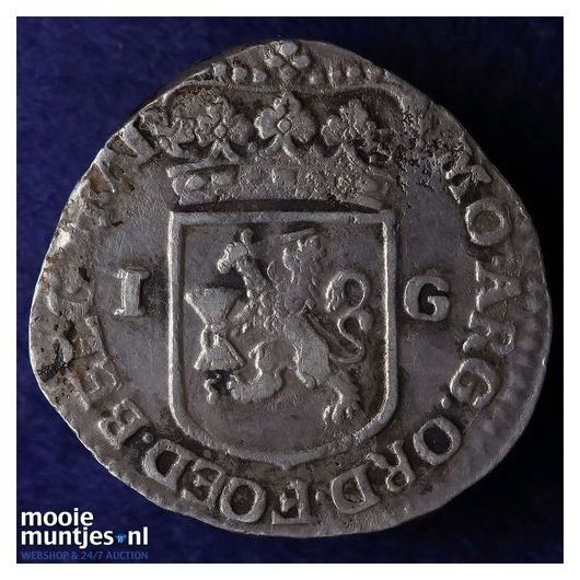 West-Friesland - Scheepjesschelling - 1717 over 16 (kant B)