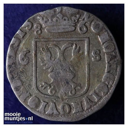 West-Friesland - Scheepjesschelling - 1717 over 16 (kant A)