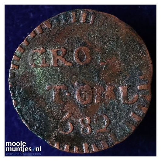 Groningen - Duit - 1684 (kant A)