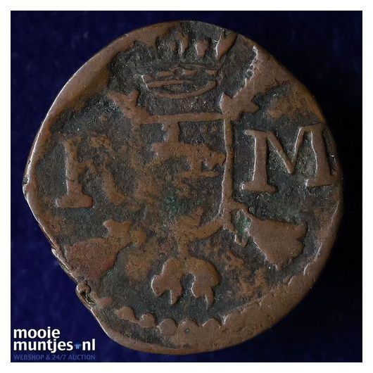 Roermond - Achtste stuiver of duit van 6 mijten - z.j. (1659-1665) (kant A)