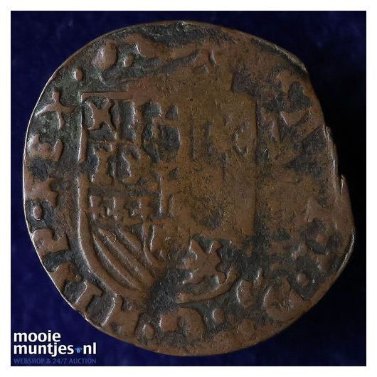 Roermond - Achtste stuiver of duit van 6 mijten - z.j. (1659-1665) (kant B)