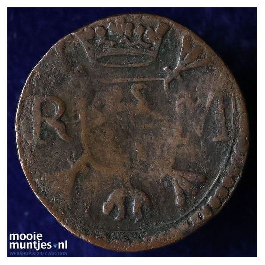 Roermond - Achtste stuiver of duit van 6 mijten - z.j. (1659-1665) (kant A)