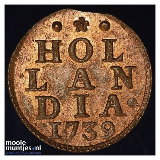 Holland - Duit - 1739 (kant A)