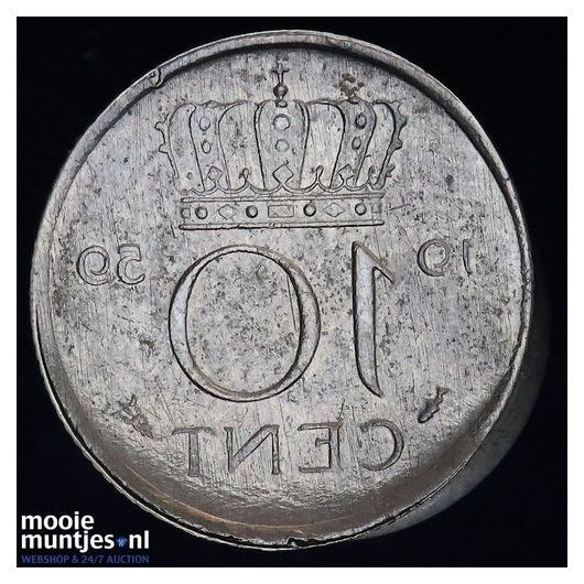 10 cent - Wilhelmina - 1893 (kant A)