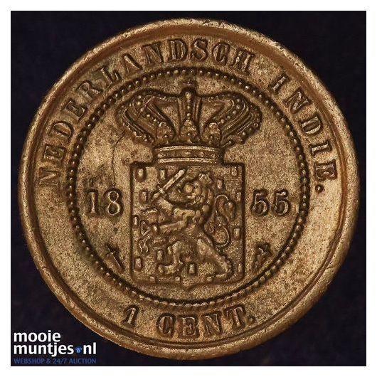 Nederlands-Indi&euml; - 1 cent - 1938 (kant A)