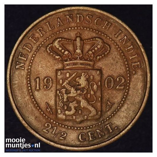 Nederlands-Indië - 2½ cent - 1857 (kant A)