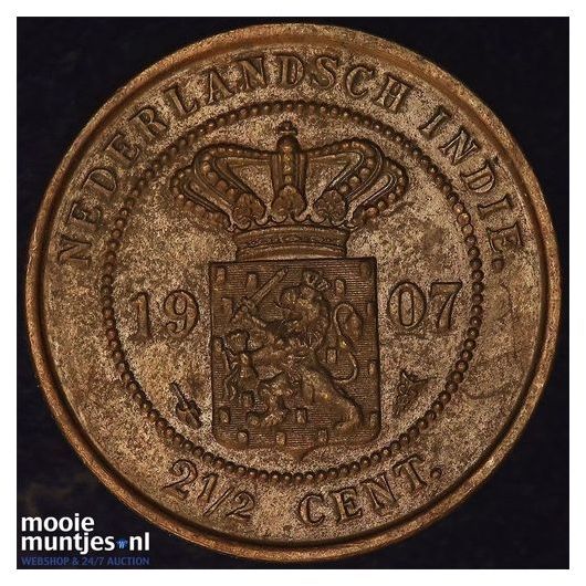 Nederlands-Indië - 2½ cent - 1857 (kant A)