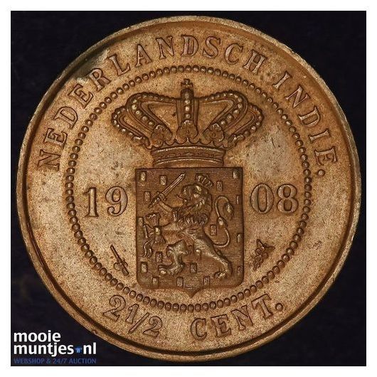 Nederlands-Indië - 2½ cent - 1857 (kant A)
