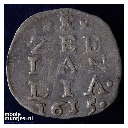 Zeeland - Dubbele stuiver - 1615 (kant A)