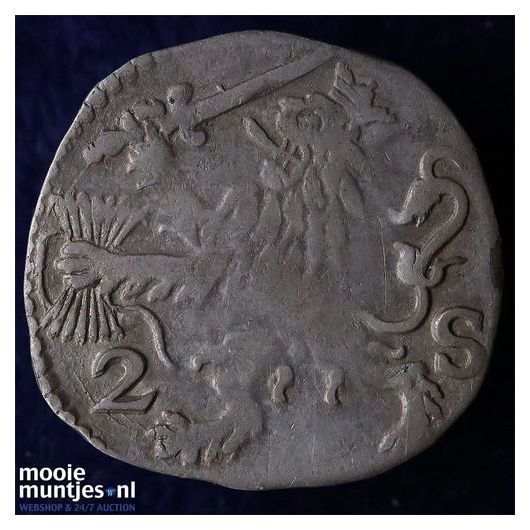 Zeeland - Dubbele stuiver - 1615 (kant B)