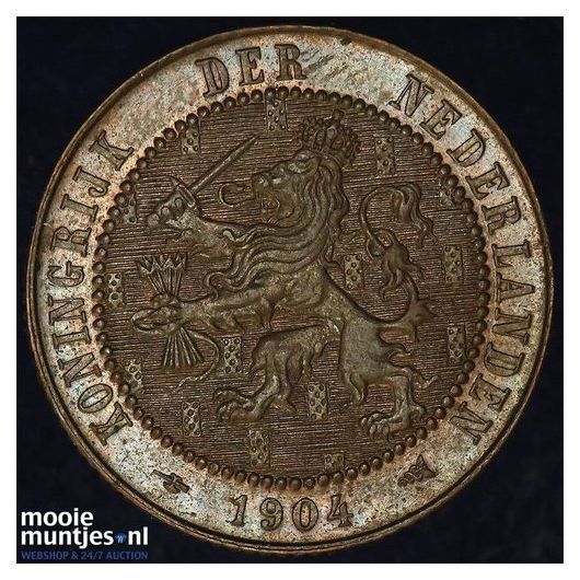 5 cent - Willem III - 1850 (kant A)