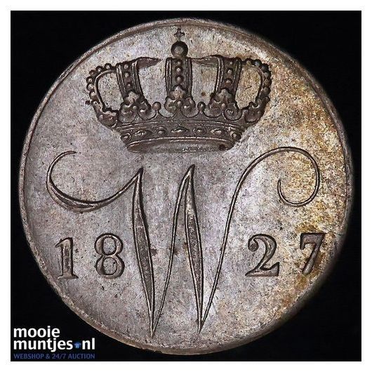 5 cent - Willem III - 1850 (kant A)