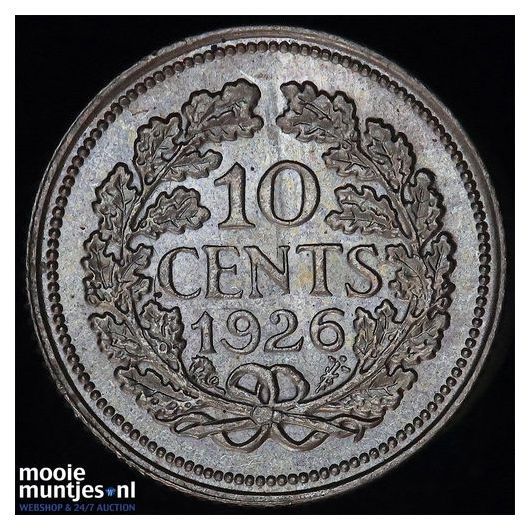 10 cent - Wilhelmina - 1934 (kant A)