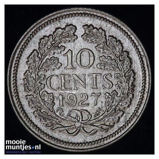 10 cent - Wilhelmina - 1934 (kant A)