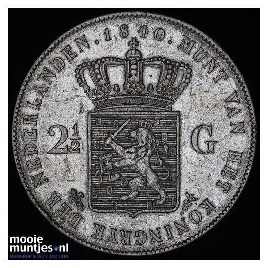 1 gulden - Willem III - 1865 (kant A)
