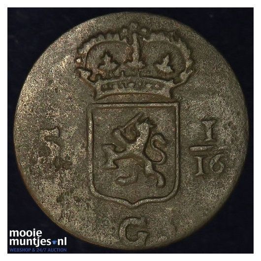 Nederlands-Indi&euml; - Duit - 1802 Holland (kant B)